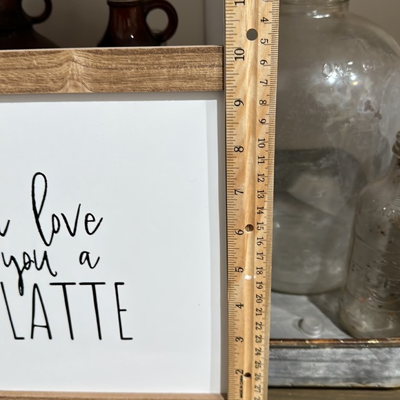 Target BP 2023 I Love You a Latte Sign - Picture 5 of 5